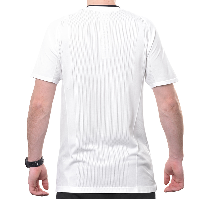 WL1101509_logo Wilson Players Seamless Zip Henley 2.0 - bright white