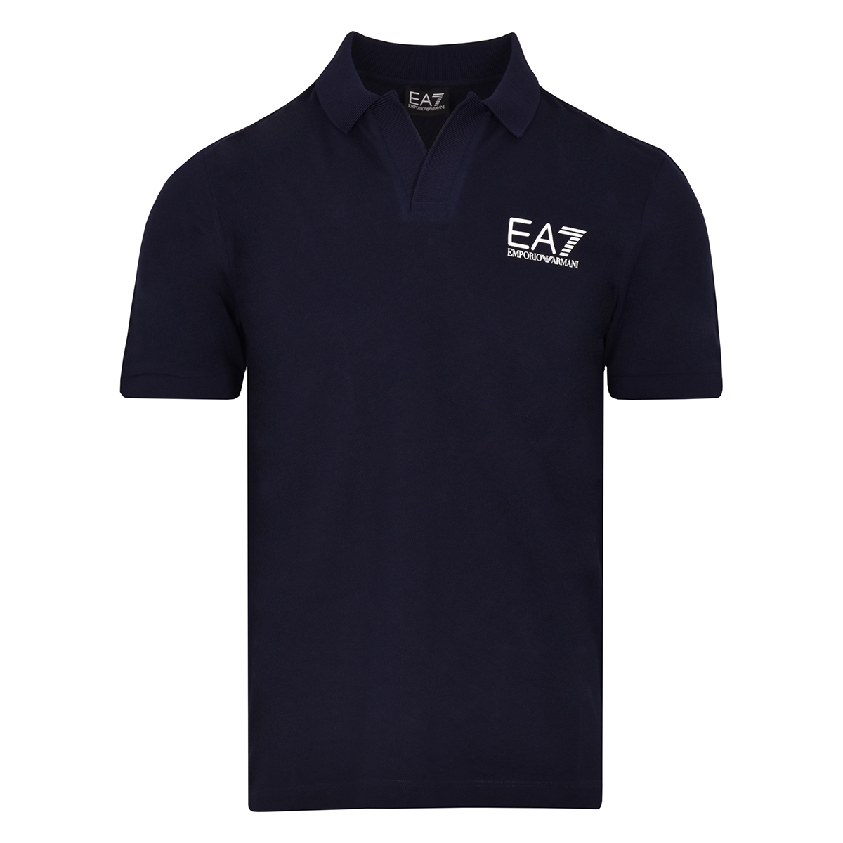 EA7 Man Jersey Polo Shirt - navy blue EA7 Man Jersey Polo Shirt - navy blue