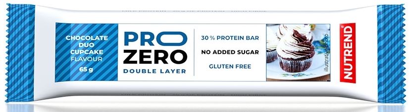 Nutrend PRO ZERO DOUBLE LAYER - chocolate duo cupcake