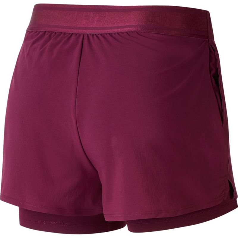 Nike Court Flex Short - bordeaux/bordeaux/white
