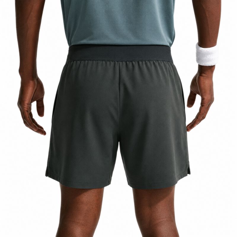 Nike Court Advantage Dri-Fit 6in Tennis - black spruce/white