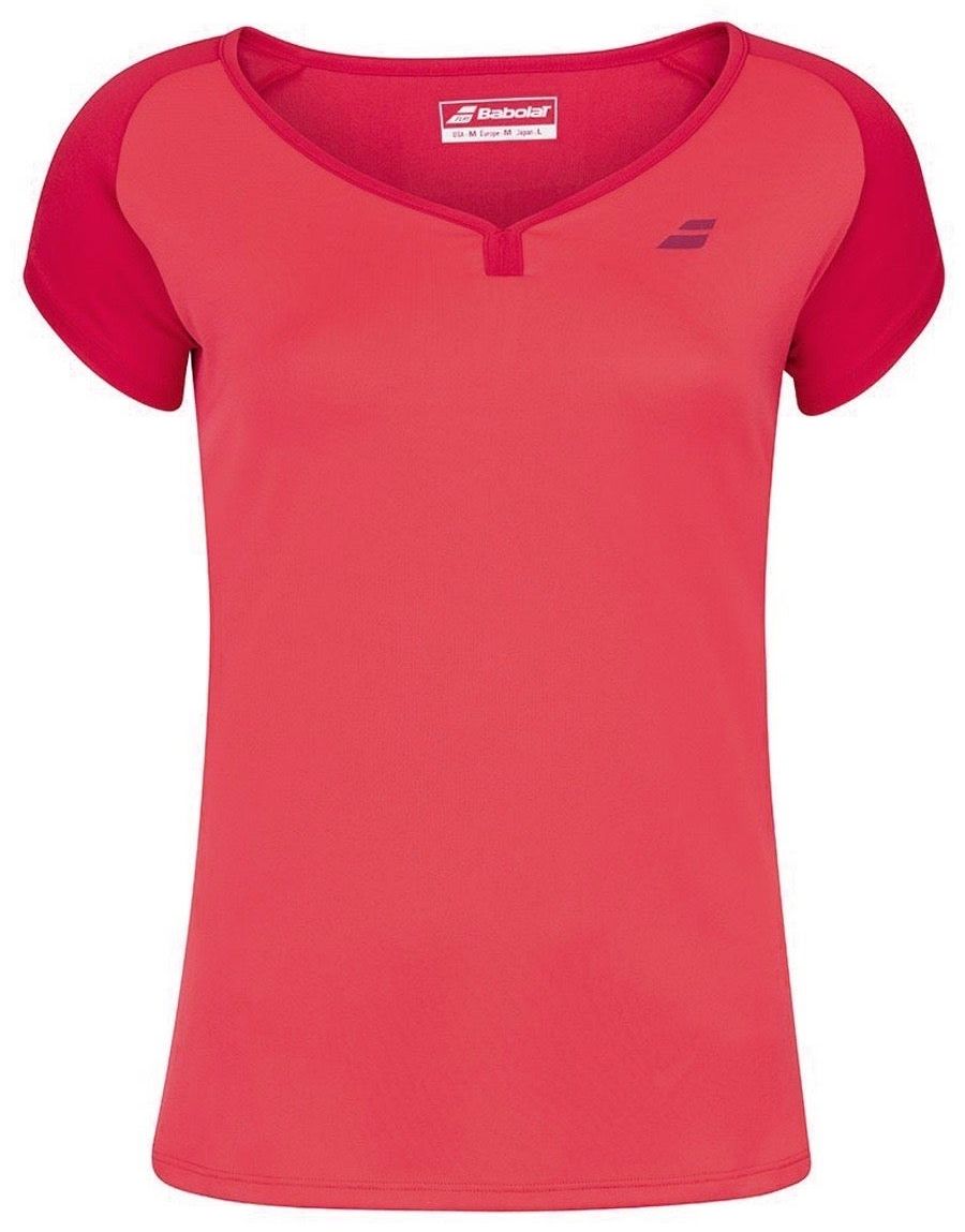 babolat-play-cap-sleeve-top-girl-tomato-red-1 Babolat Play Cap Sleeve Top Girl - tomato red