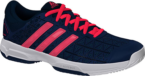 Adidas Barricade Club xJ - tech steel/flash red