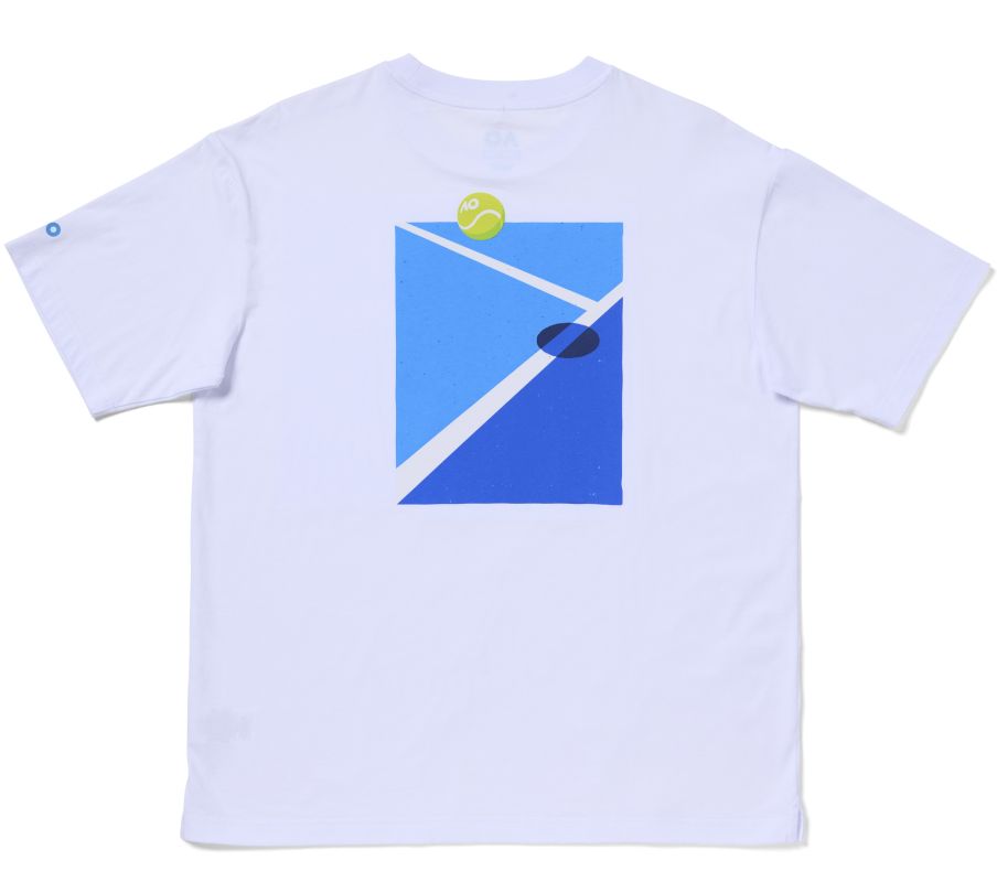 Australian Open Court Tennis - white