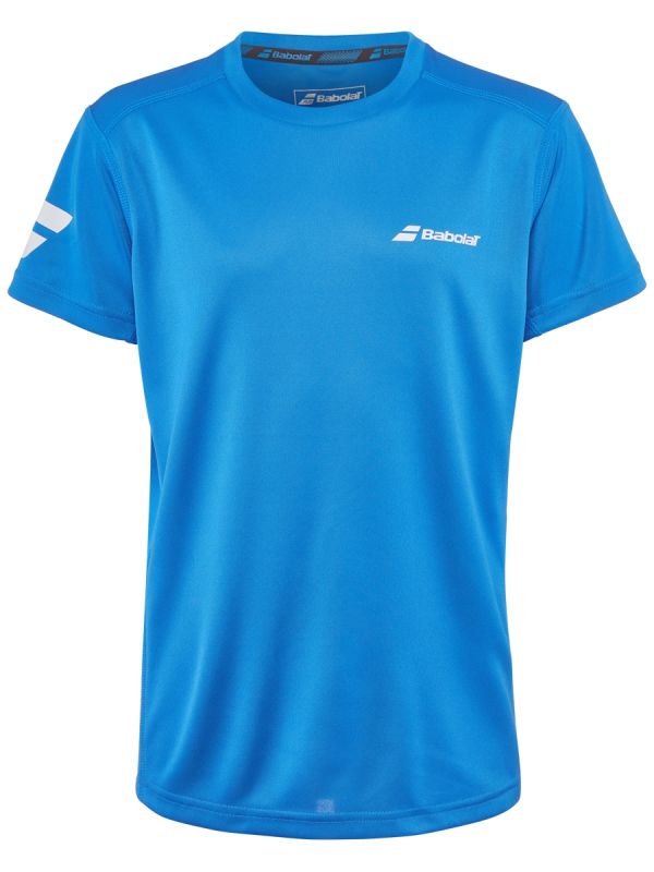Babolat Core Flag Club Tee Boy - diva blue