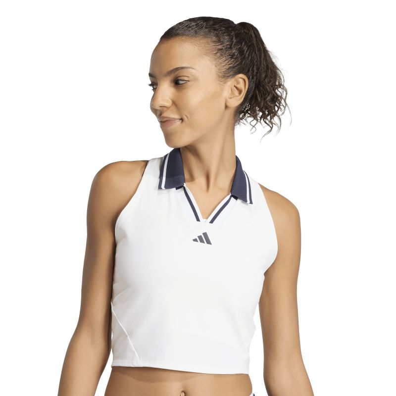 Adidas Tennis Climacool Crop Tank Pro - white