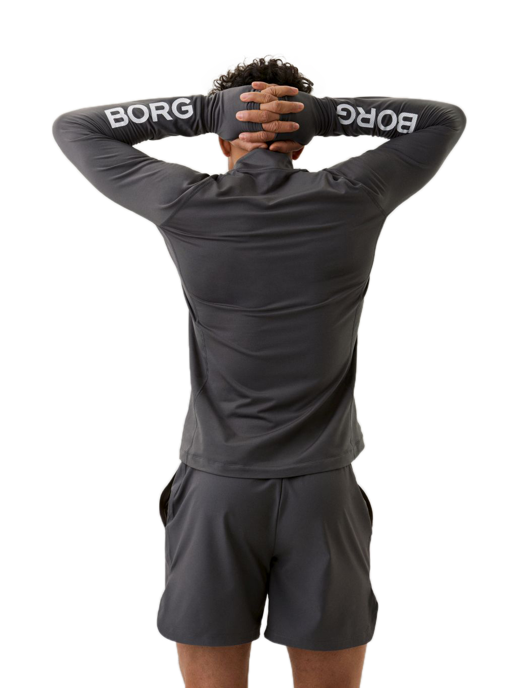 10000636_BK009_1RBzaZDhSoeWCx Björn Borg Borg Graphic Midlayer Half Zip M - pavement