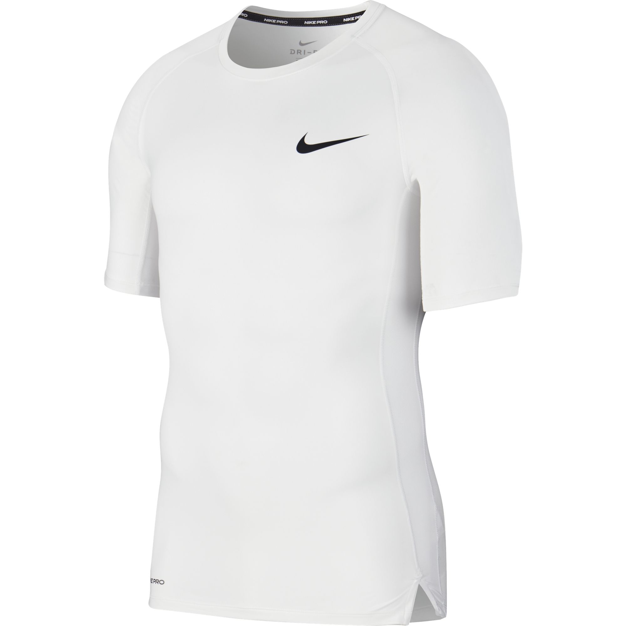 Nike Pro Top SS Tight - white/black Nike Pro Top SS Tight - white/black