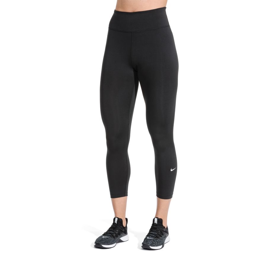 Nike One Tight Crop W - black/white