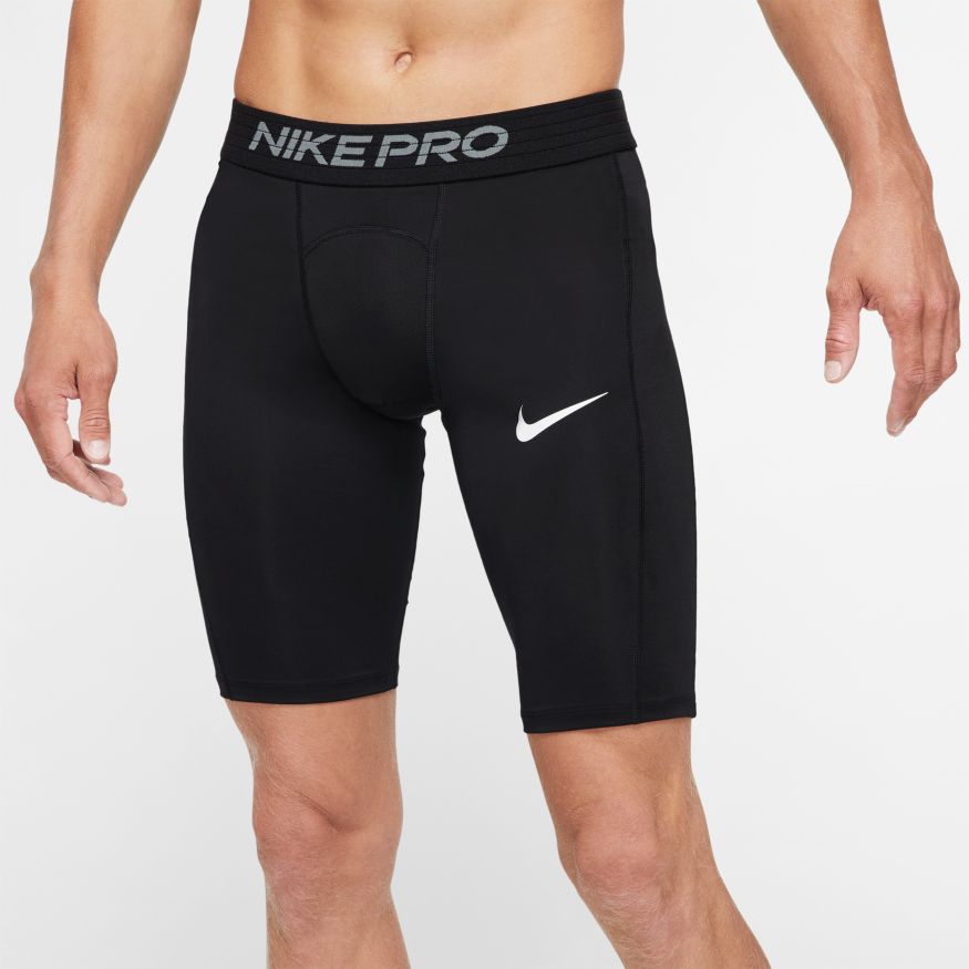 Nike Pro Short Long - black/white