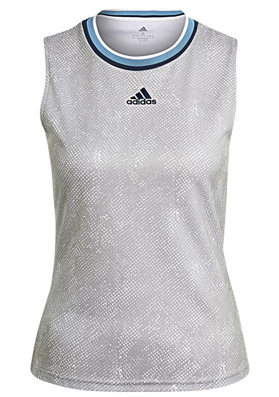 Adidas Primeblue Printed Match Tank Top W - white/crew navy