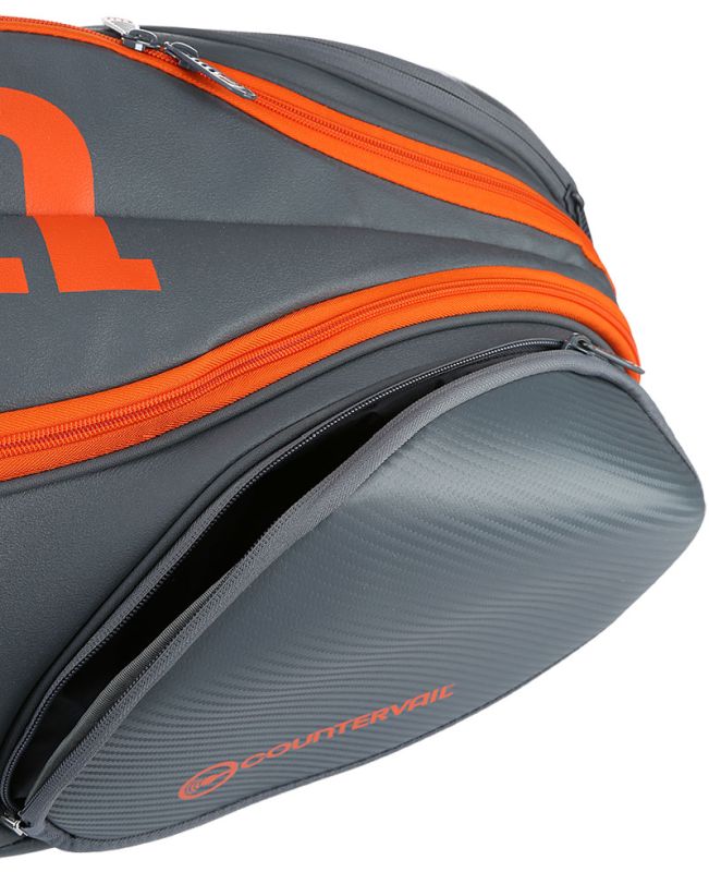 Wilson Vancouver Burn Reverse 9 Pk Bag - grey/orange