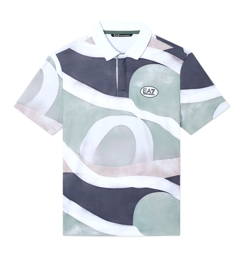 EA7 Tennis Pro Shirt In Ventus7 - fancy green 