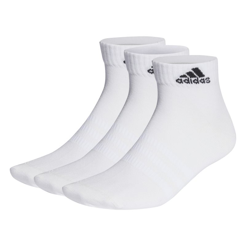 Adidas Thin And Light Ankle Socks 3P - white/black