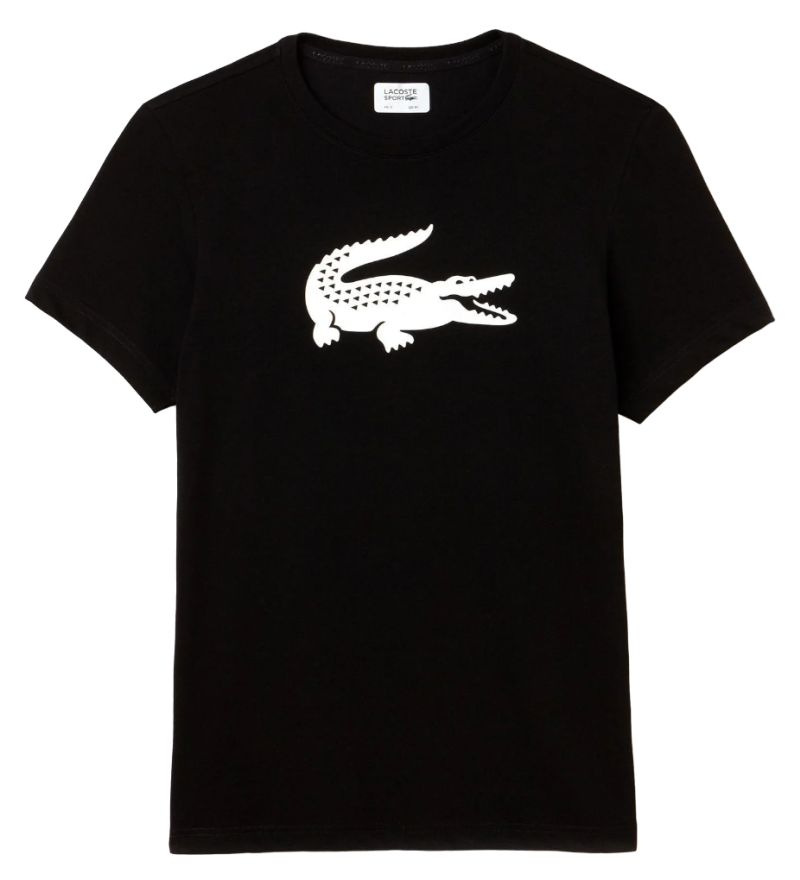 Lacoste Boys SPORT Tennis Technical Jersey Oversized Croc T-Shirt