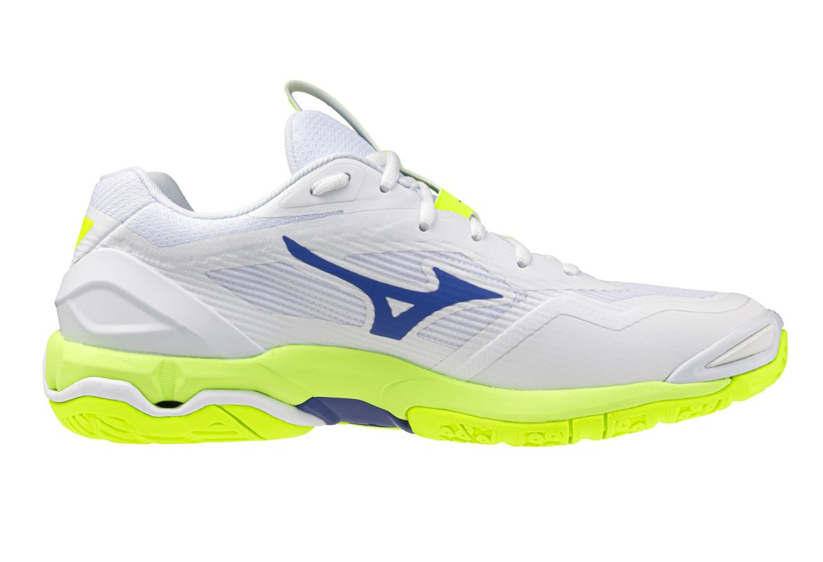 Mizuno Wave Stealth 6 - white/light yellow/dazzling blue