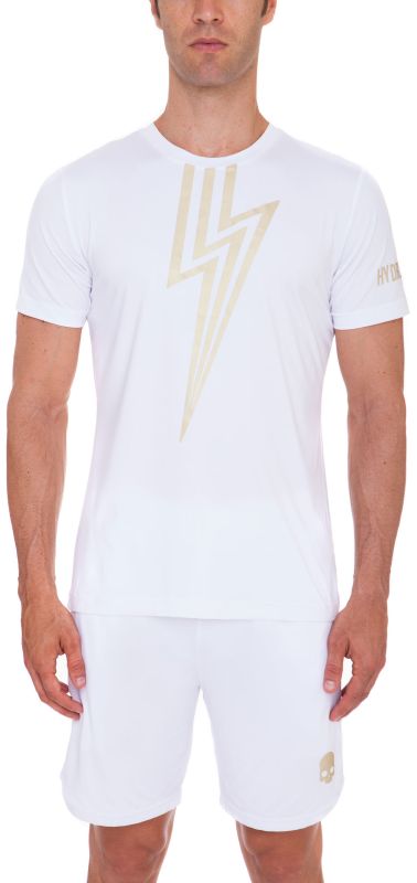 hydrogen-flash-tech-t-shirt-white-gold-1 Hydrogen Flash Tech T-Shirt - white/gold