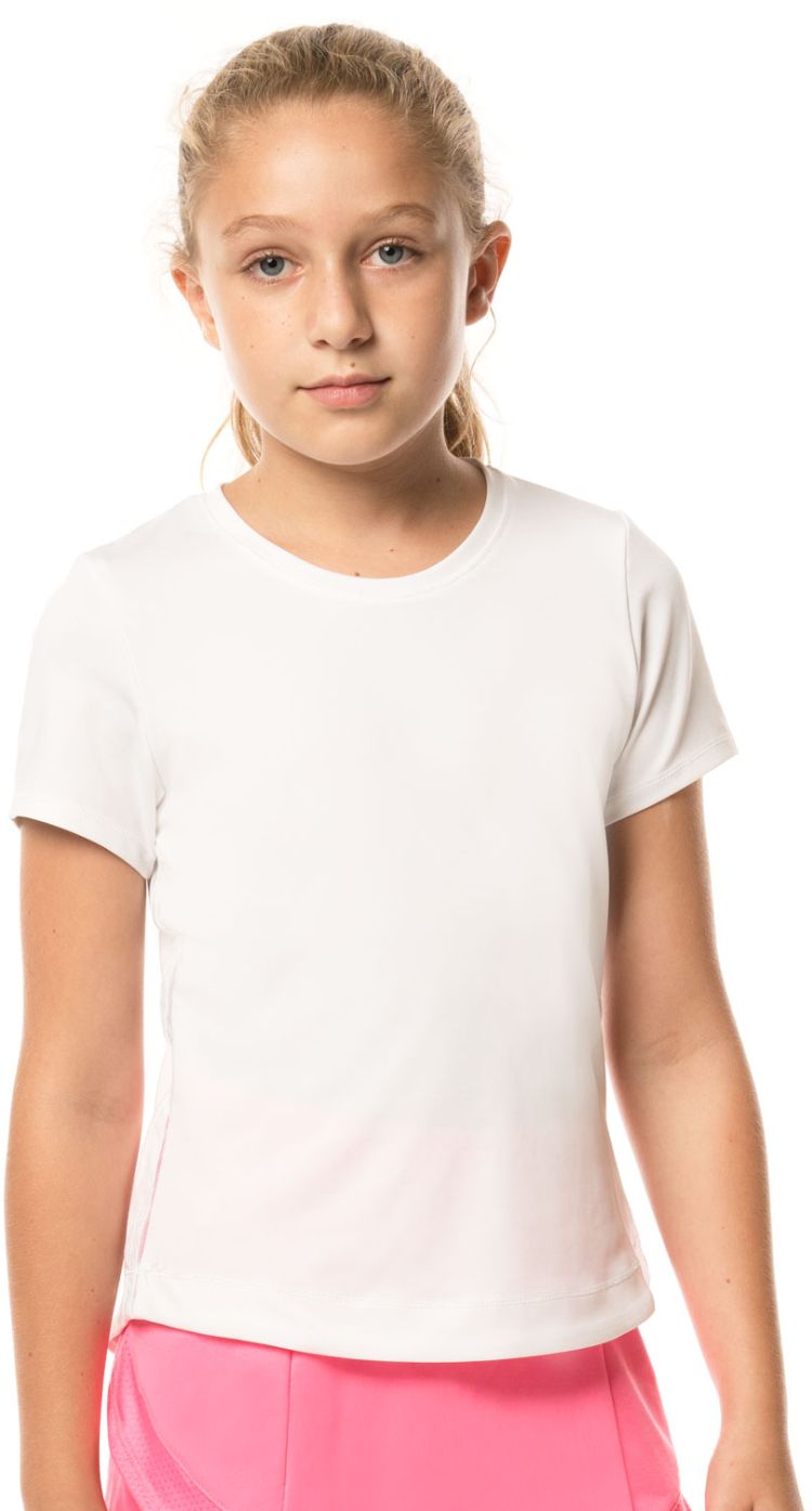 lucky-in-love-core-dynamic-high-low-s-s-girls-white-1 Lucky in Love Core Dynamic High-Low S/S Girls - white