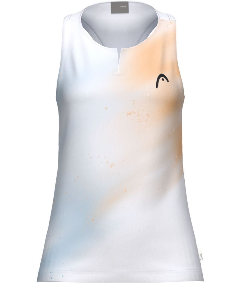 Head Agility Tank - white/apricot