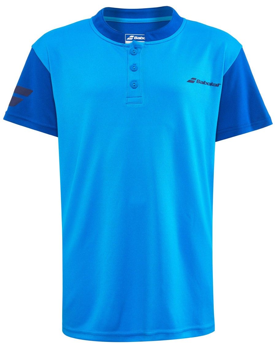 Babolat Play Polo Boy - blue aster