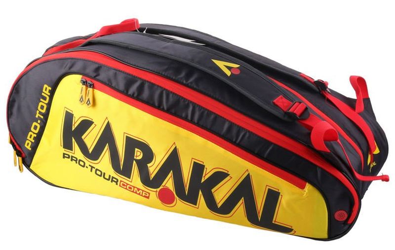 Torba tenisowa Karakal Pro Tour Comp 9R - yellow