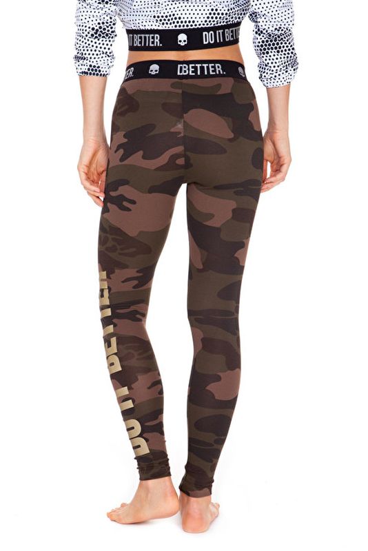 Hydrogen Do It Better Leggings - camouflage