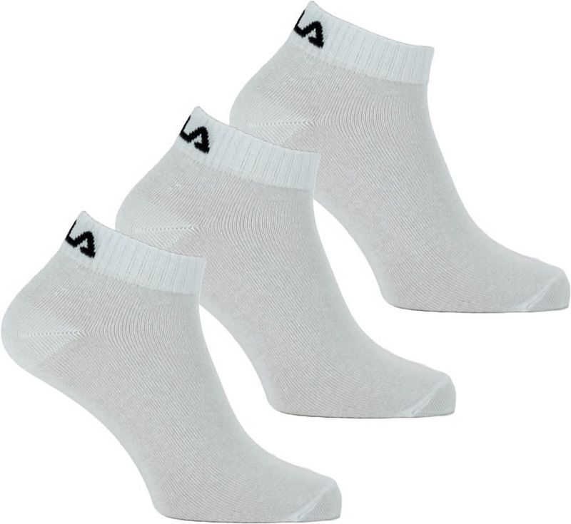 Fila Quarter Plain Socks - 3 pary/white