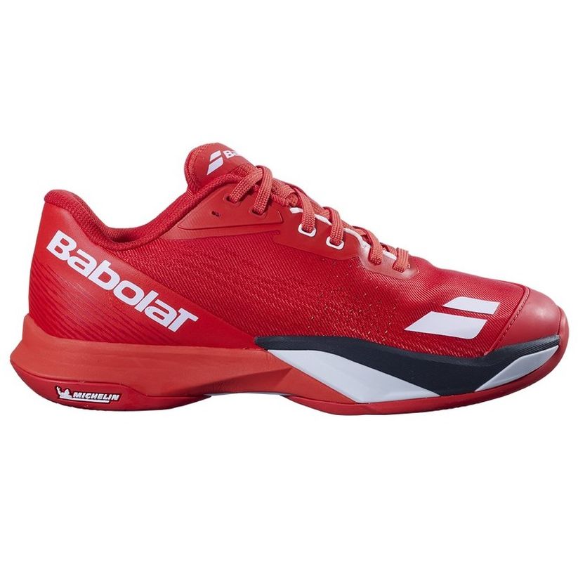 Babolat Jet Mach 4 Clay - cherry tomato/white