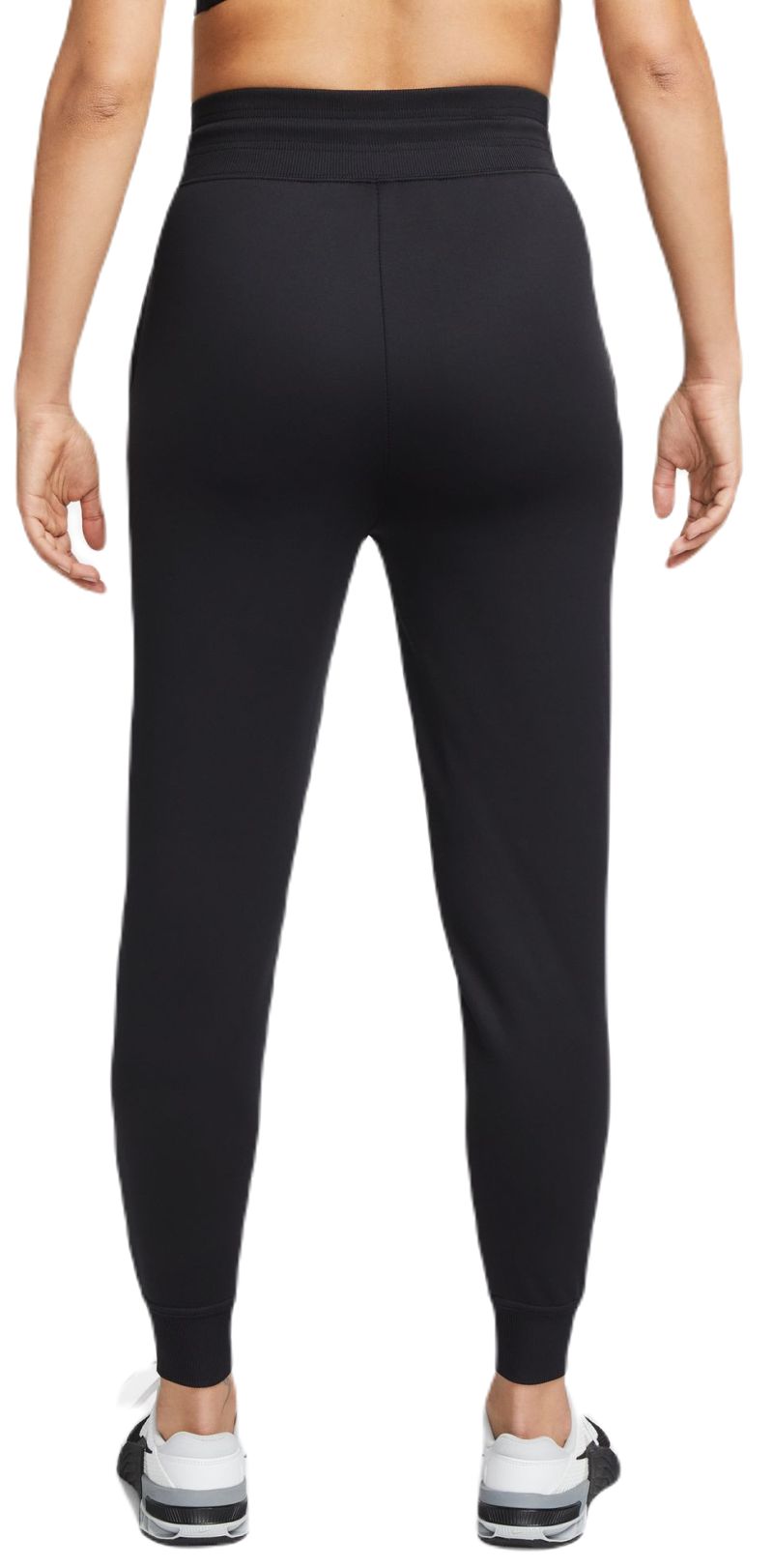 AURORA_FB5431-010_PHSFM001-2000 Nike Therma-FIT One High-Waisted 7/8 Trousers - black/white