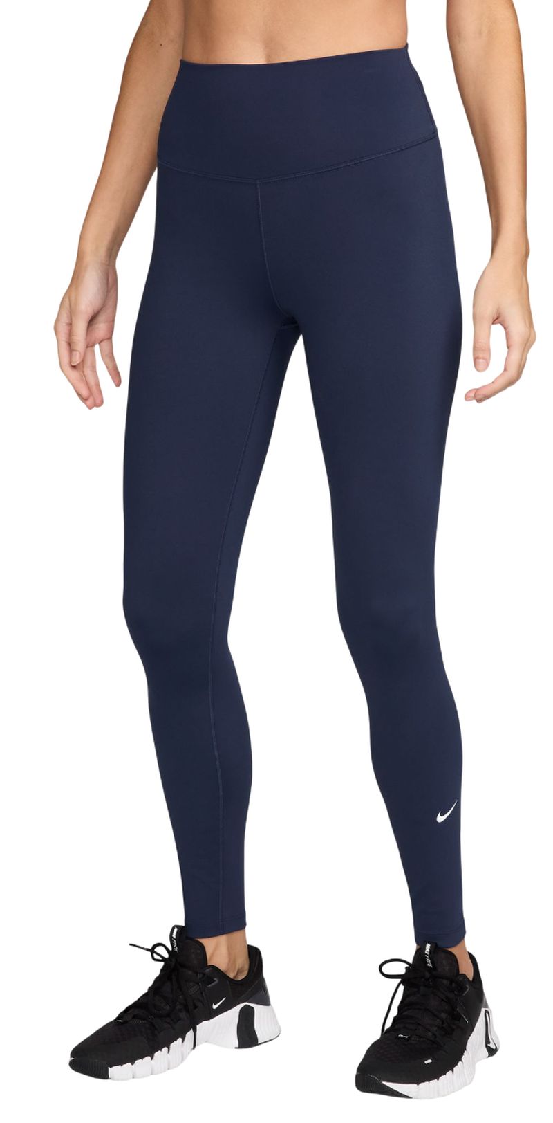 Nike One High Waist Full Length - midnight navy/white 