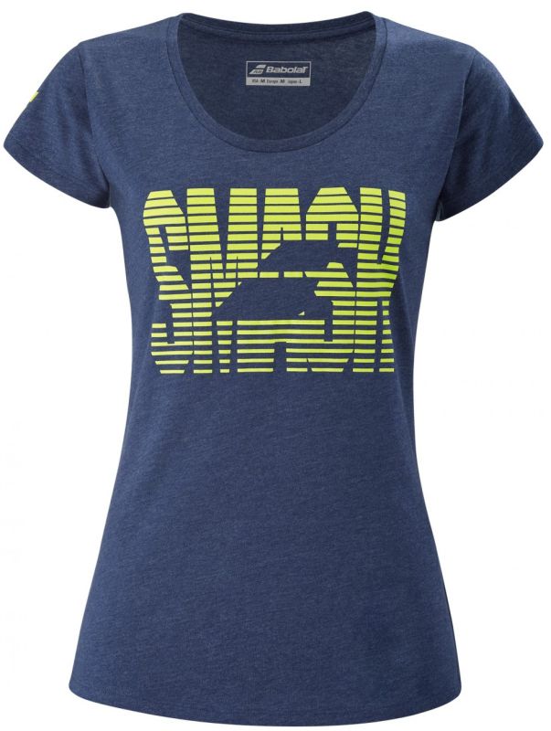 Babolat Exercise Massange Tee W - estate blue heather