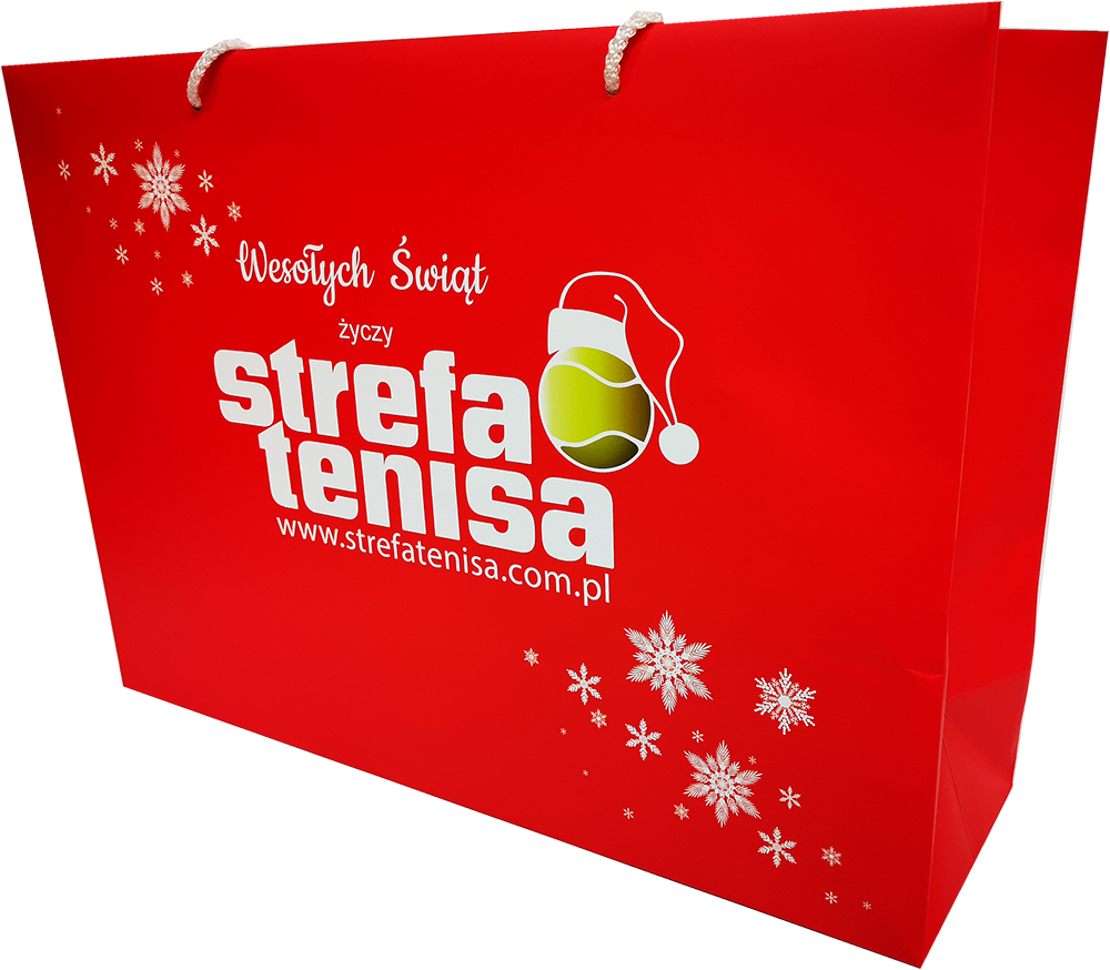 Torebka na prezenty - czerwona