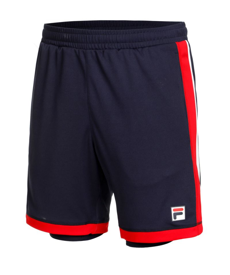 Fila Shorts Fabio - navy/fila red