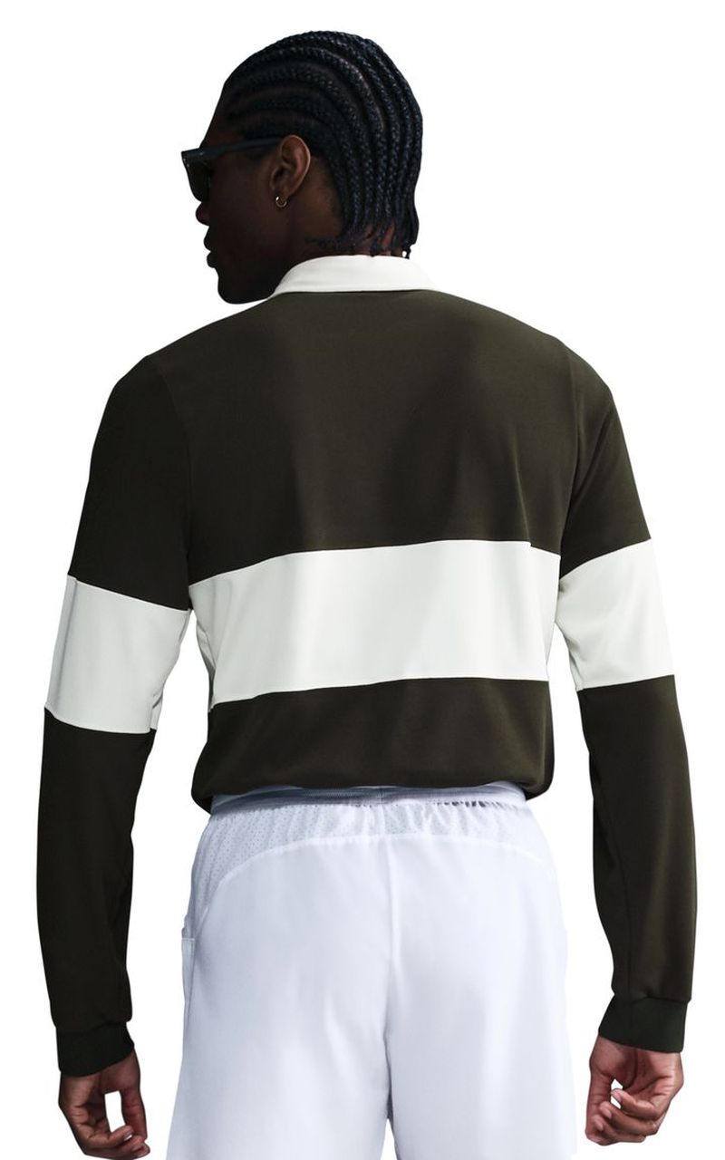 Nike Court RG Dri-FIT Advantage Slam Long Sleeve Tennis - sequoia/pale ivory/white 