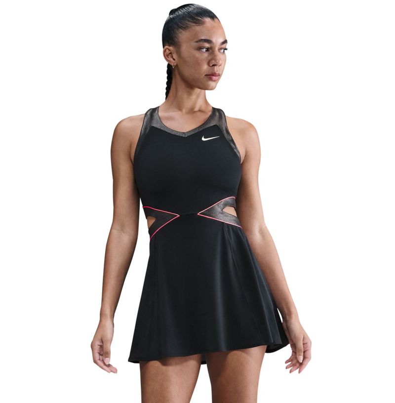 Nike Court Slam Dri-Fit - black/black/hot punch