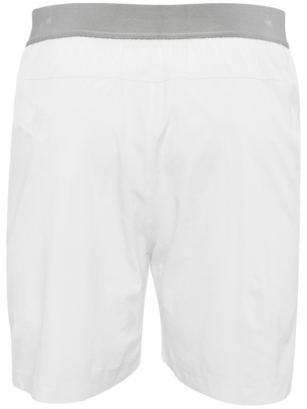 babolat-performance-short-7-men-white-silver-2 Babolat Performance Short 7" Men - white/silver