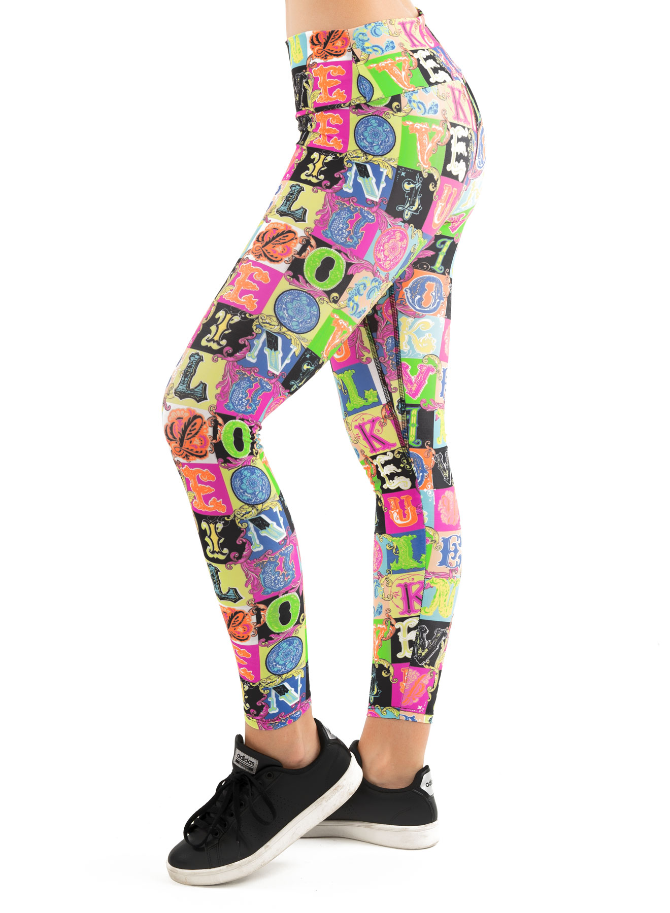 Lucky in Love Rockin Rococo Hi-Lucky Lane Legging Women - multicolor