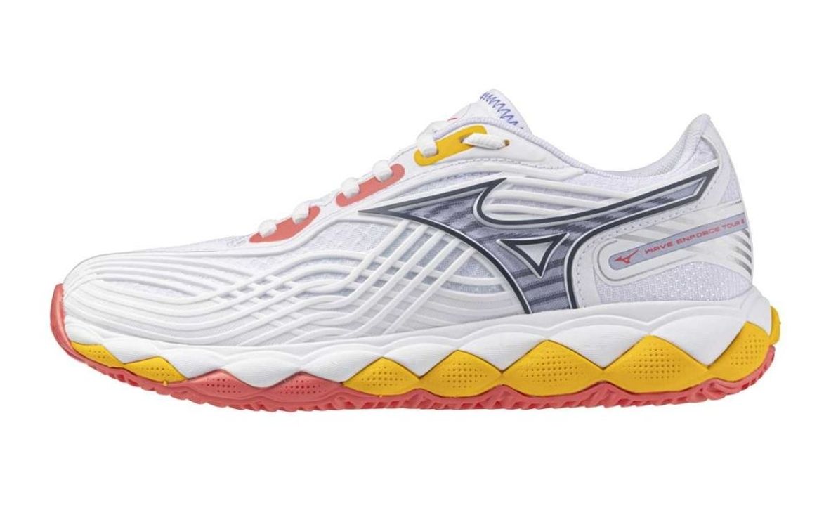 Mizuno Wave Enforce Tour 2 CC - white/icelandic blue/calypso