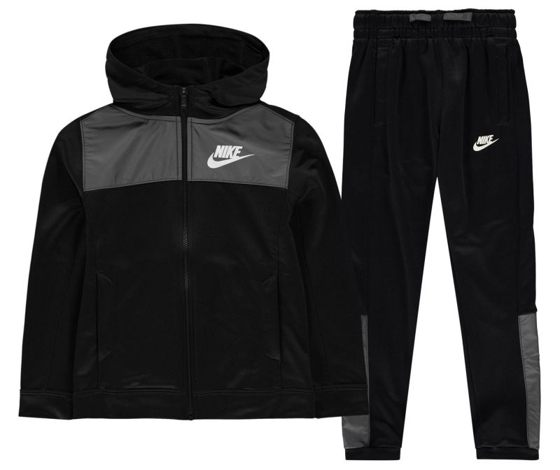 Nike Boys AV15 Tracksuit - black/dark grey/white