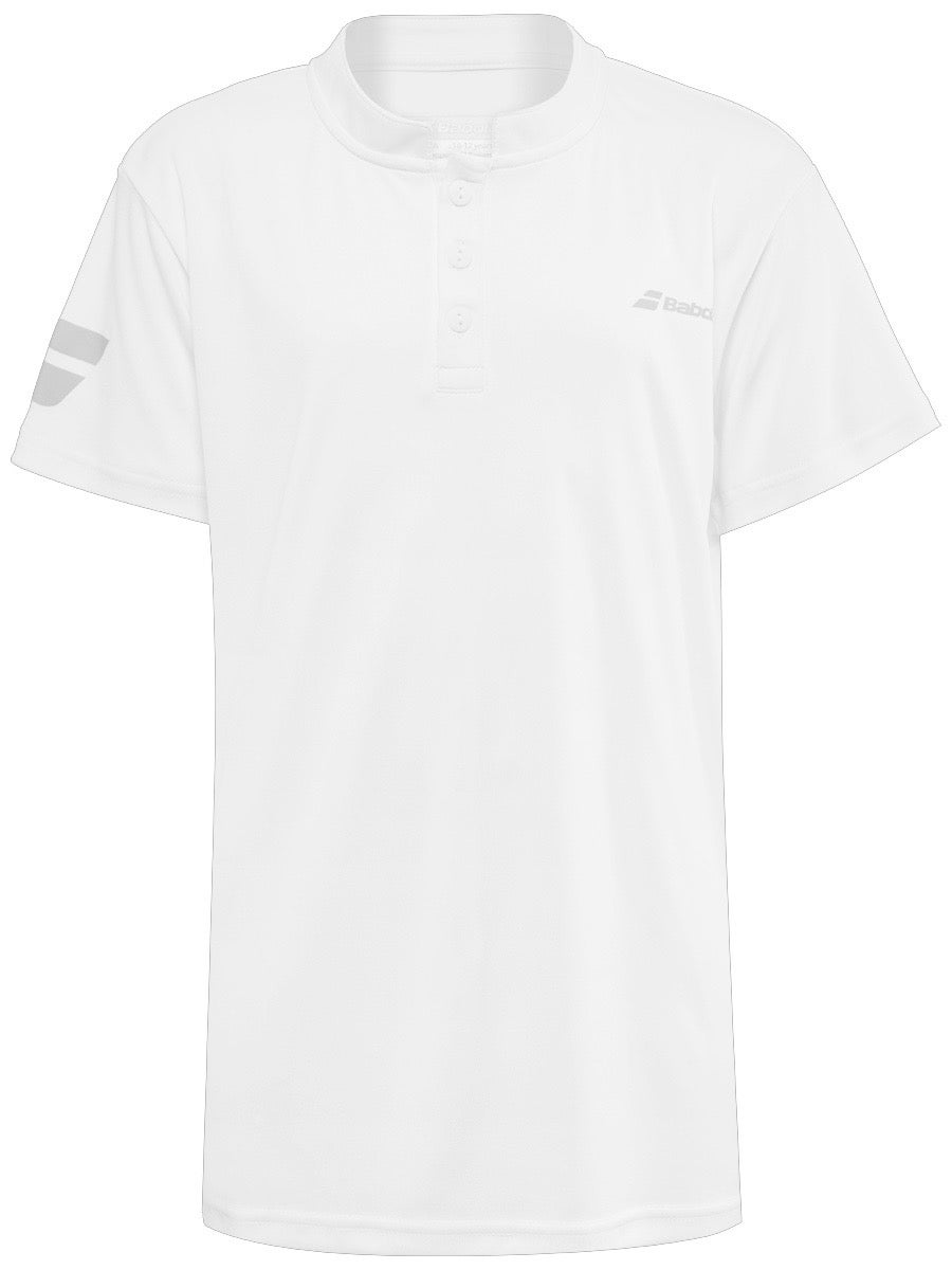 Babolat Play Polo Boy - white/white
