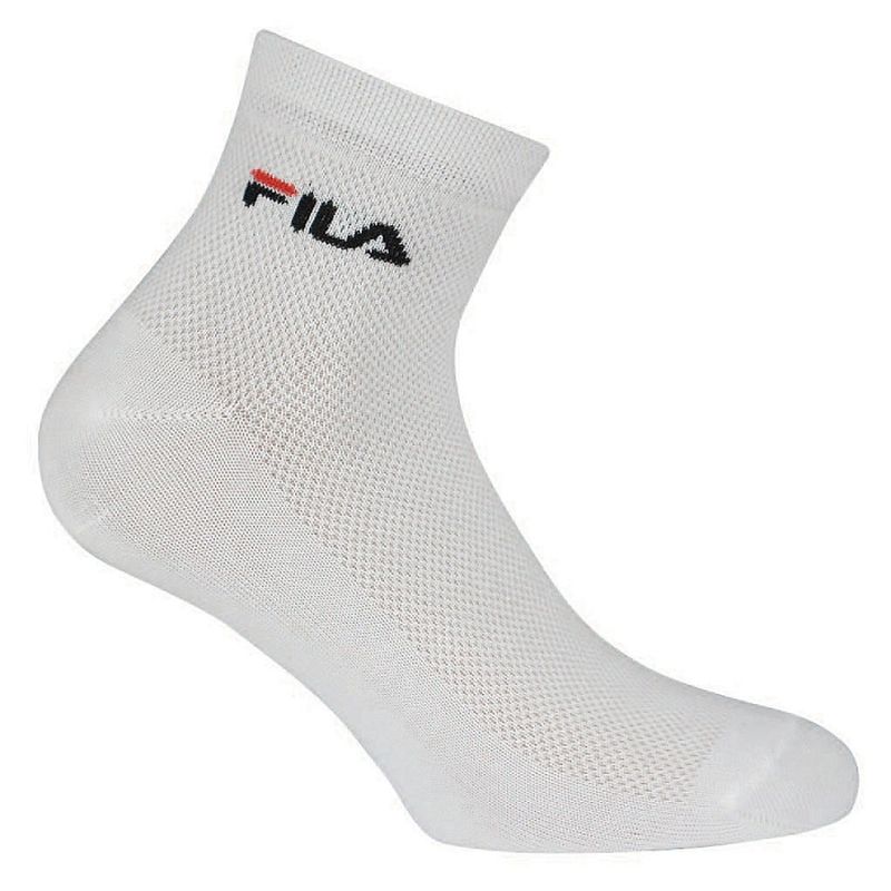 Fila Quarter Mercerized Cotton - 3 pary/white