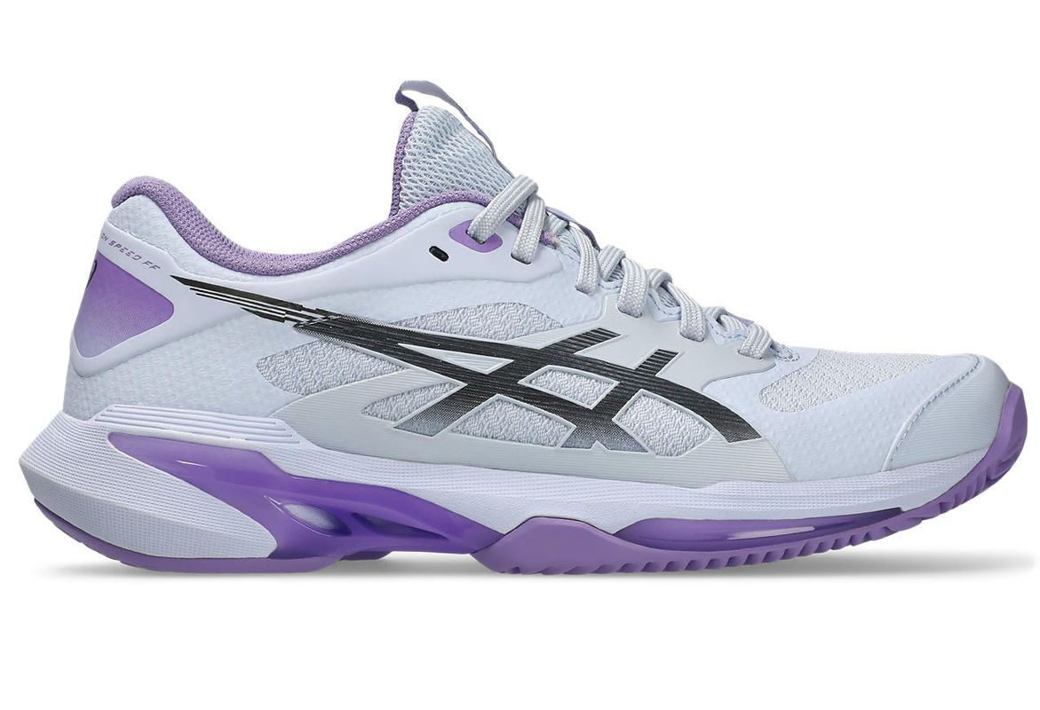 Damskie buty do padla Asics Solution Speed FF 4 Clay Night Energy - blue fade/gunmetal