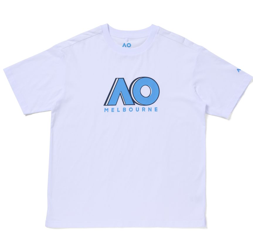 Australian Open Logo Tennis - white