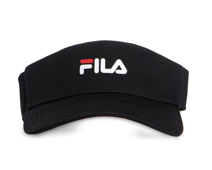 Fila Visor with Linear Logo - black