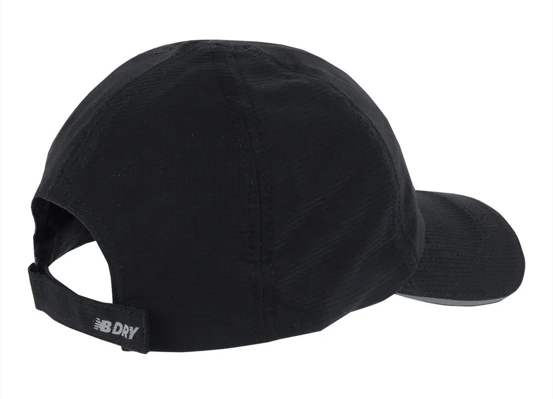New Balance 6 Panel Performance Hat - black