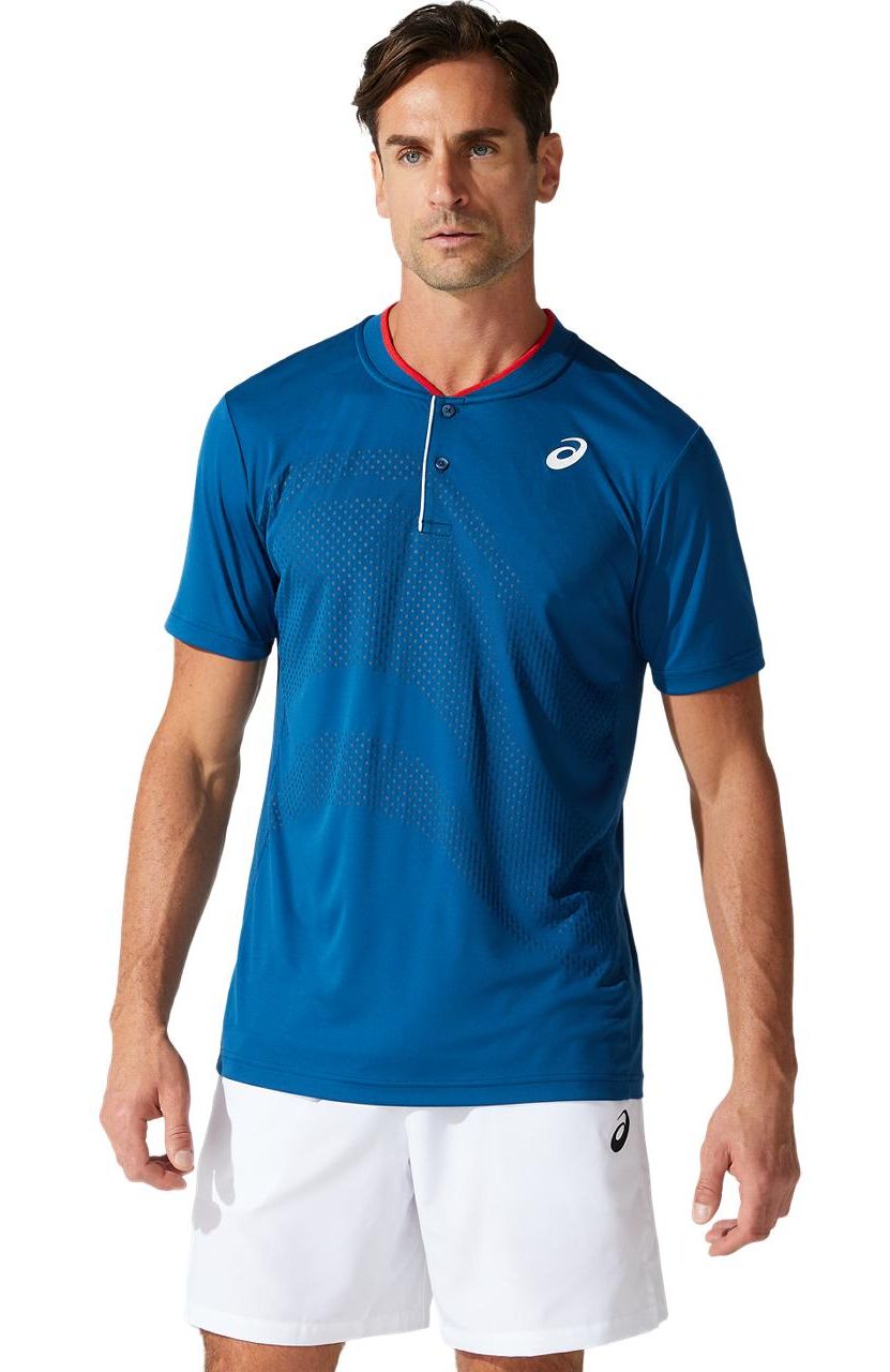 Asics Court M GPX Polo - mako blue