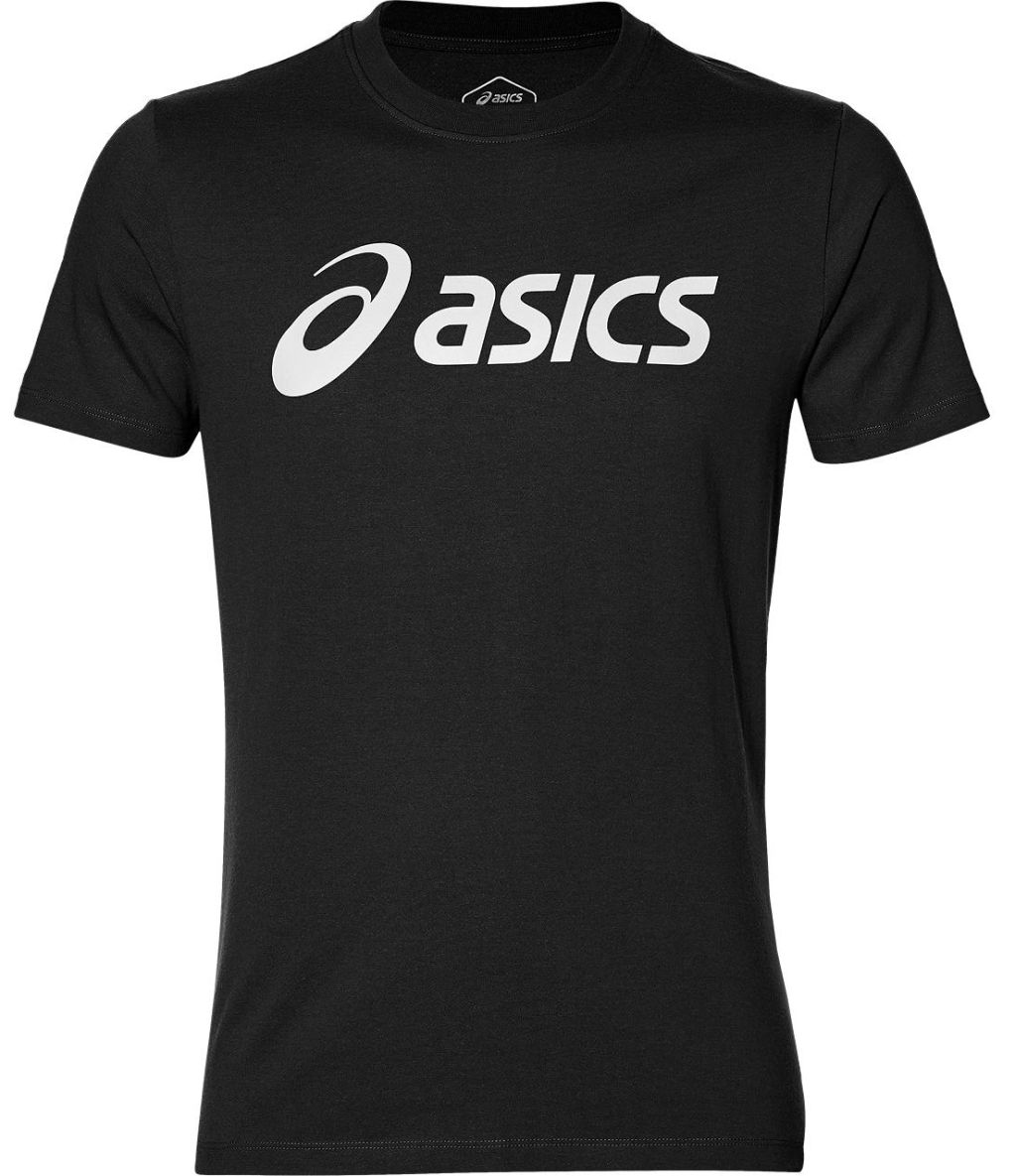 Asics Big Logo Tee - performance black/brilliant white Asics Big Logo Tee - performance black/brilliant white
