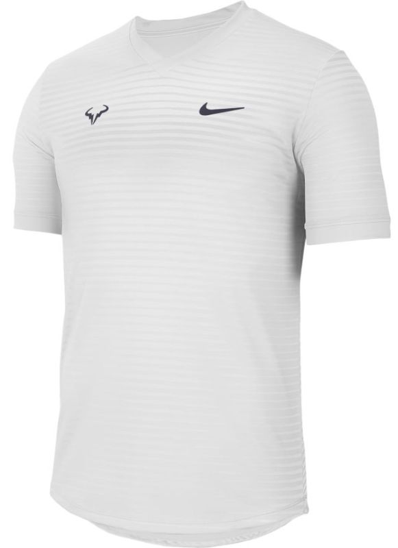 Nike Court M Rafa Challenger Top SS - white/gridiron Nike Court M Rafa Challenger Top SS - white/gridiron