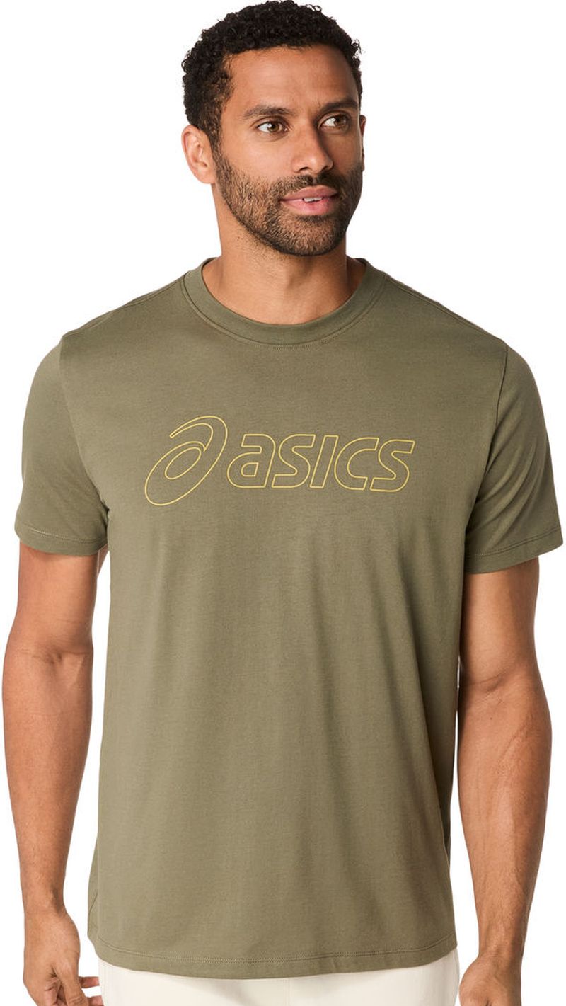 Asics Logo Short Sleeve - khaki
