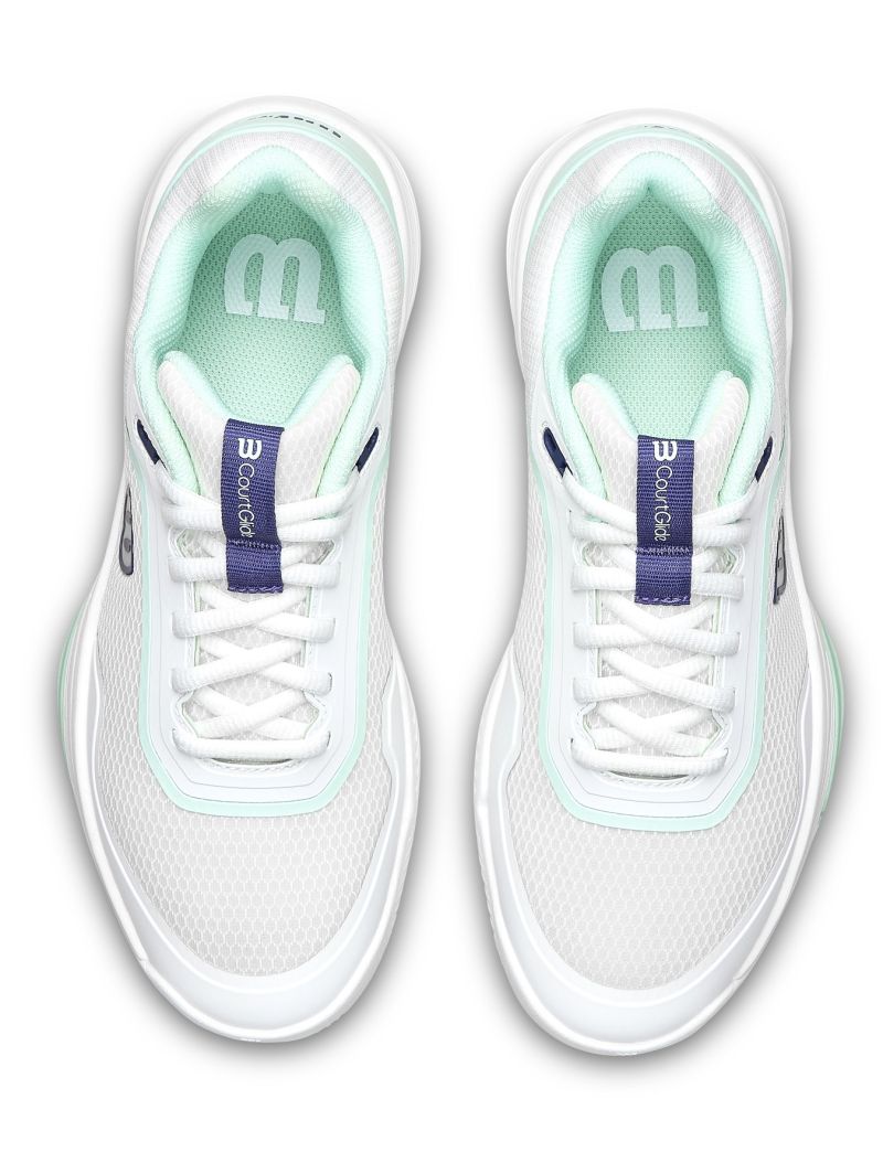 Wilson Court Glide - white/bay/skipper blue Wilson Court Glide - white/bay/skipper blue